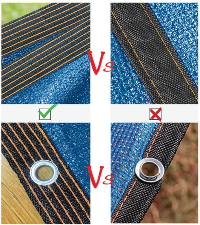 70% van de de Landbouwzon van de windschermserre Netto Schaduw van het het Zeil de Waterdichte aluminium